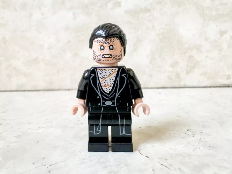 LEGO Harry Potter hp209 Fenrir Greyback - Black Hair Minifigure Set 75980 Burrow