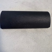 Prada Black Saffiano Eyeglasses Sunglasses Hard Case Authentic
