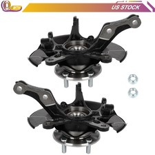 Pair Front Left Right Wheel Hub Bearing Steering Knuckle Fits 2012 Honda Civic