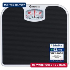 Adamson A21 Analog Scales for Body Weight - Up to 300 LB - New - Anti-Skid Rubbe
