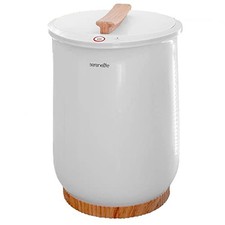 SereneLife SLTLW100 Luxury Towel Warmer Bucket Style - White Large Towel Heater