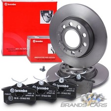 BREMBO BREMSSCHEIBEN Ø255 +BREMSBELÄGE HINTEN FÜR AUDI A4 B6 B7 8E SEAT EXEO 3R