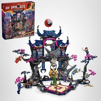 LEGO NINJAGO Wolf Mask Shadow Dojo Building Set 71813 with 8 Ninja Figures