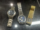 Vintage Wristwatch Parts Lot - Bulova Seiko Charles Raymond