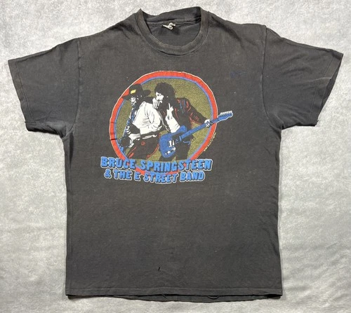 Bruce Springsteen E Street Band 81 World Tour T 1980s vintage concert t-shirt, vintage, size XL, single stitch, B+ condition
