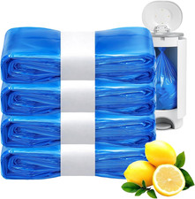 Compatible with Diaper Genie Pails Diaper Pail Refills, 4 Pack Lemon-Scented Odo