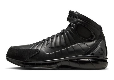 Nike Air Zoom Huarache 2K4 OT Triple Black Shoes IV0329-001 Men's Sizes NEW