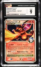 Pokemon Charizard G Lv.X Supreme Victors Holo Ultra Rare #143 CGC 9 Mint on eBay