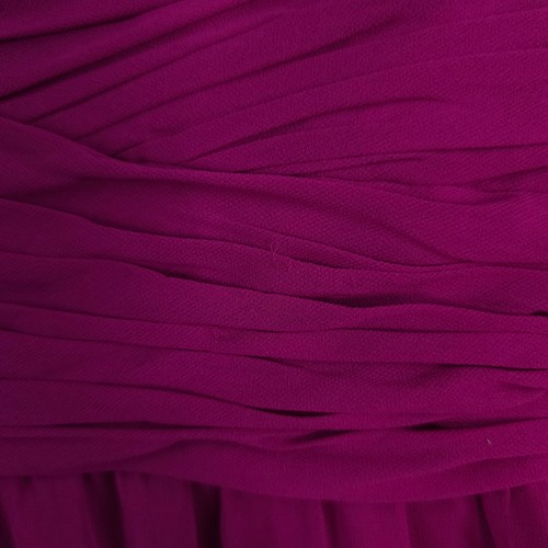 Lauren Ralph Lauren Dress 16 Purple Strapless Evening Gown Pleat Chiffon ALTERED - Picture 13 of 15