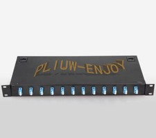 Fiber Optic Terminal Box 24 core LC with adapter pigtail 12 Ports Patch Panel