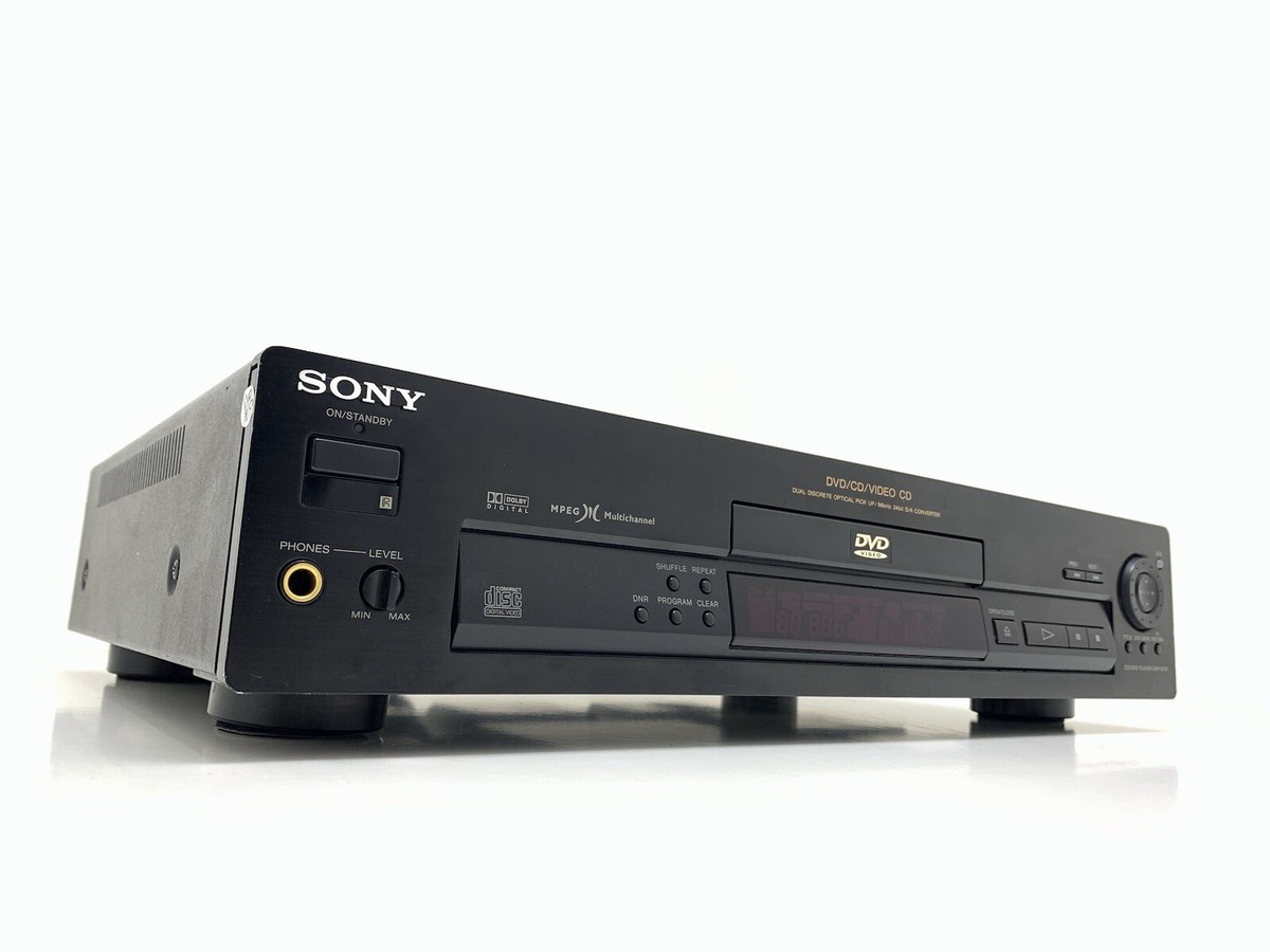 SONY DVP-S715 DVD VÍDEO CD Compact Disc + Remote VINTAGE 1998 WORK