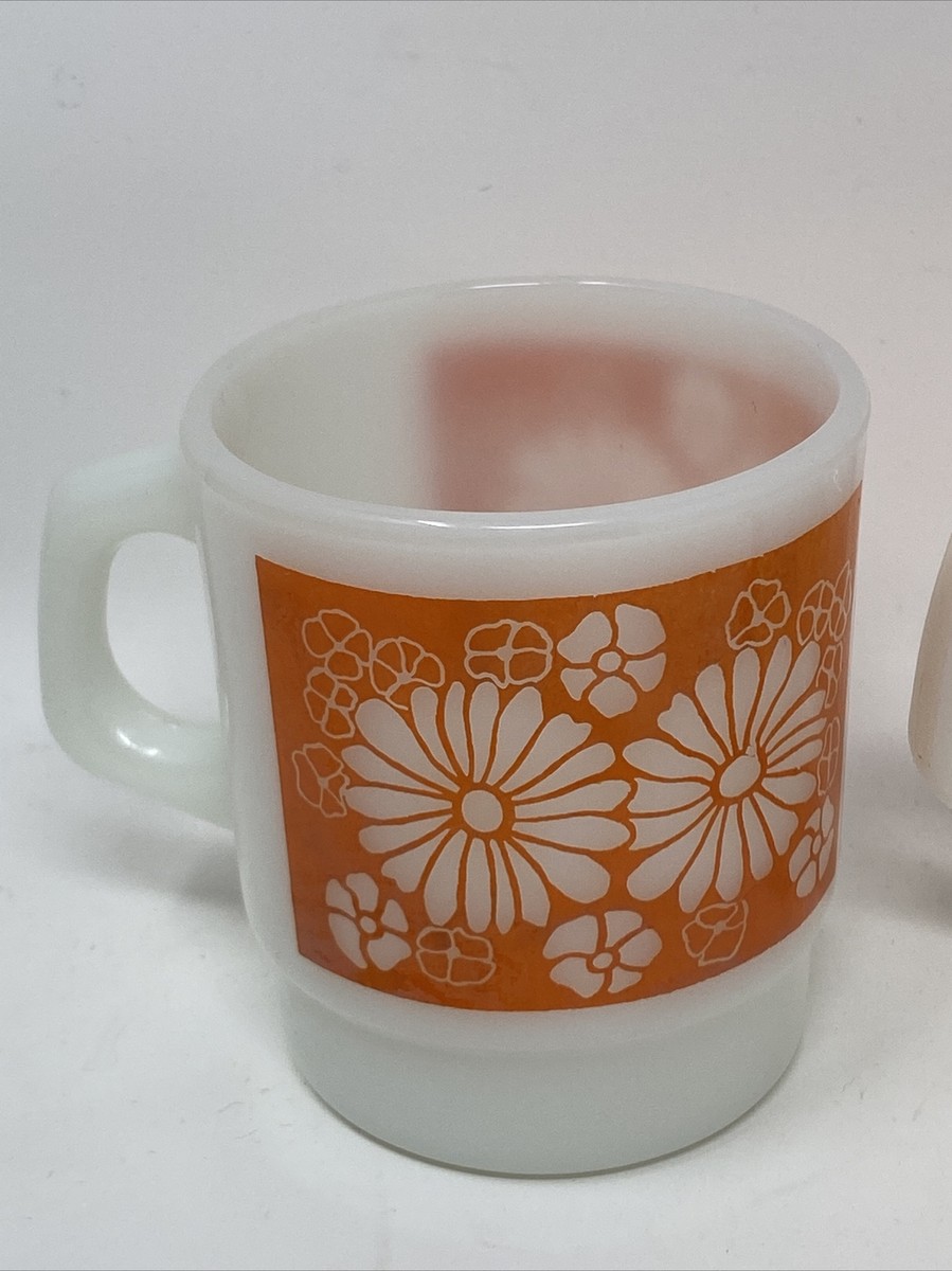 Fire-King - Fire King DAISY 9oz Mug Cup 1980s ② Fire-King - Fire King DAISY 9oz Mug Cup 1980s ②の通販 by