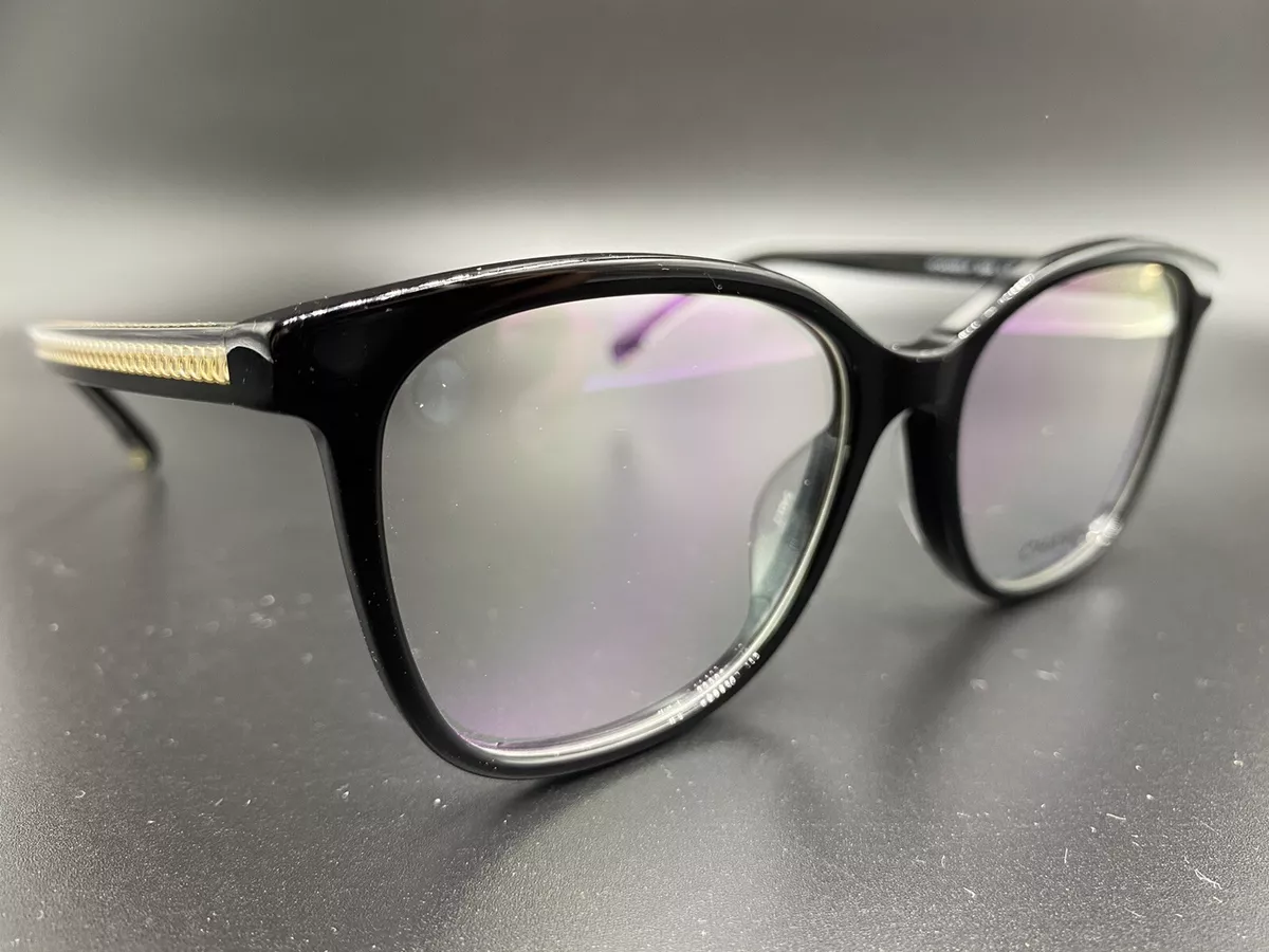 New Chanel Optical FRAMES 3384 c622 54-17 Black Frame AUTHENTIC Made In  Italy