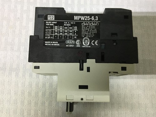 New! WEG MPW25-3-D063 Motor Circuit Breaker (#50094) - Picture 6 of 8