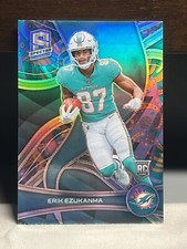 2022 Spectra Psychedelic #d 1/5 Erik Ezukanma Rookie RC Miami Dolphins #171