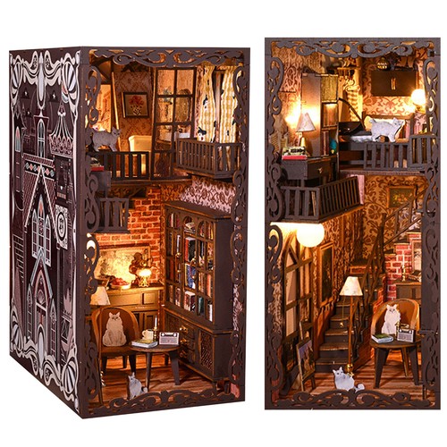 Rolife Stories in Book Series Dollhouse Nook Shelf Insert 3D Wooden Puzzle-· - Picture 2 of 24