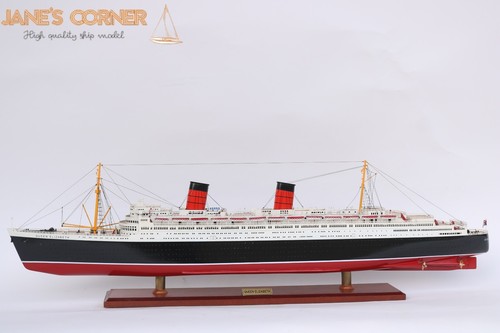 Modelo de barco 40" RMS REINA ELIZABETH 100 cm - Modelo Queen Elizabeth calidad museo - Imagen 4 de 14