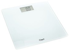 Ozeri Precision Digital Bath Scale 400 Lbs Edition , In Tempered Glass White