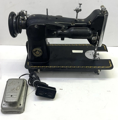 Vintage Pfaff 130 Sewing Machine FOR PARTS/REPAIR w/Pedal