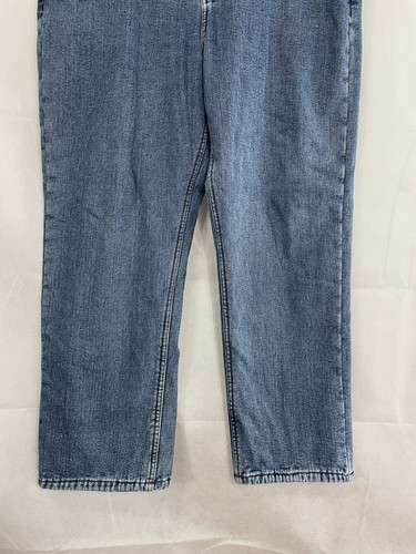 Redhead Fleece Lined Jeans Mens Size 40x30 (38x29) Medium Wash Straight Blue E3 - Picture 7 of 12