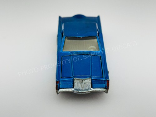 Hot Wheels Redline CUSTOM CONTINENTAL Blue US White Interior Very Nice !!! - Picture 3 of 6
