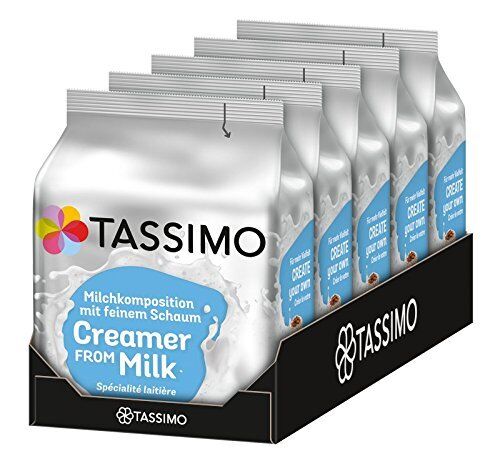 Tassimo Milk Creamer 16 T Discs Pods Pack of 5 (80 Discs in Total) 150ml - Picture 1 of 5