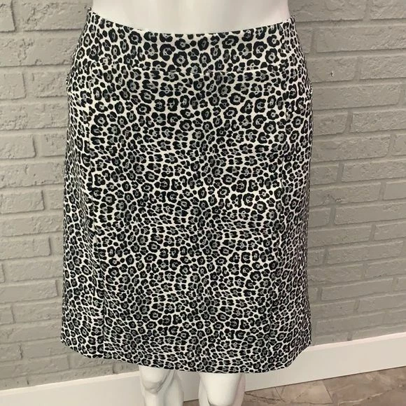 Michael kors hotsell leopard print skirt