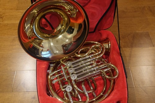 Professional Hoater Smae Gold Plated double French Horn HR-680