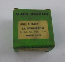 ALLEN BRADLEY L.H. OVERLOAD RELAY X-36182 for BUL. 709 Size 0 & 1 (X36182)