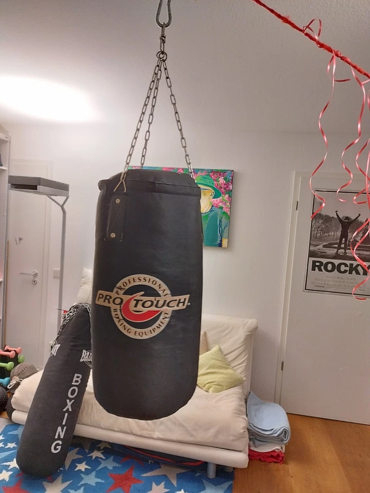 Boxsack Pro Touch Höhe ca. 95cm, Durchmesser ca. 30cm, Gewicht ca. 15kg hängend - Bild 2 von 2