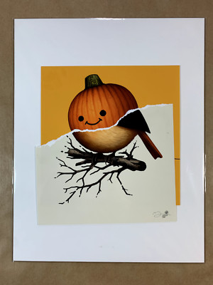 Bastard #18 by Mike Mitchell 1/1 Bastard Month Skully Fat Bird 11  x 14  inches