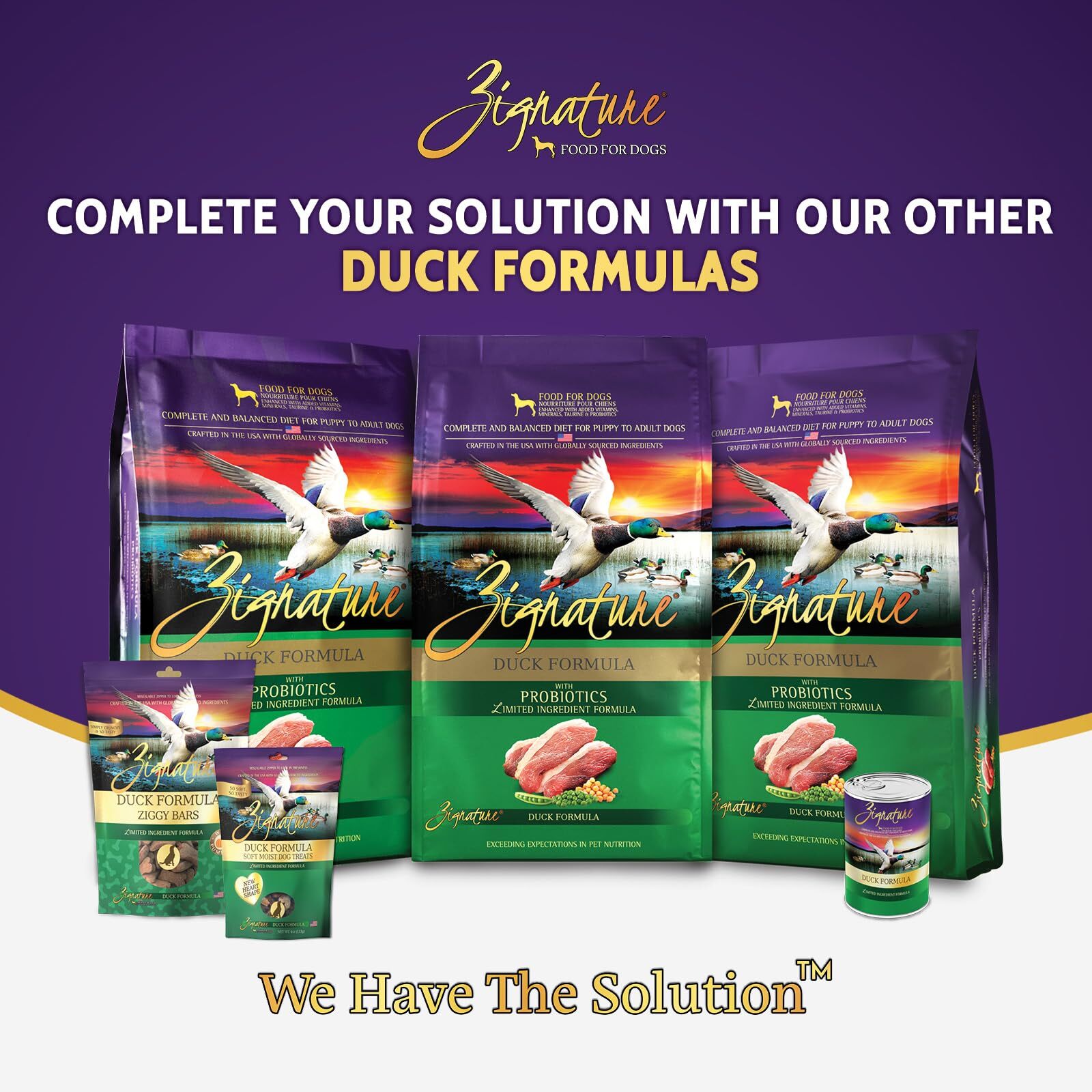 4 Pound Duck Formula Pet Food Rich in Omega 3 Fatty Acids for Dogs