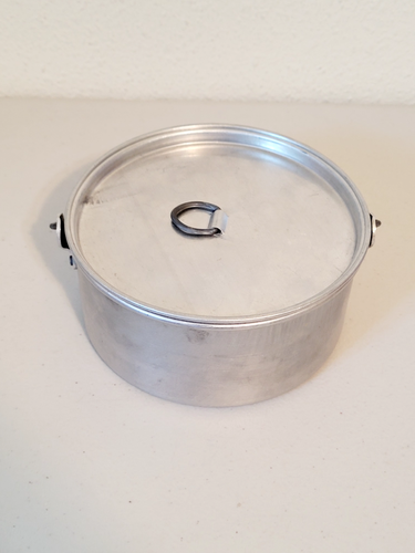 Vintage 10 Piece Girl Scout Camping Mess Kit Pans Utensils Carrying Case - Picture 6 of 10