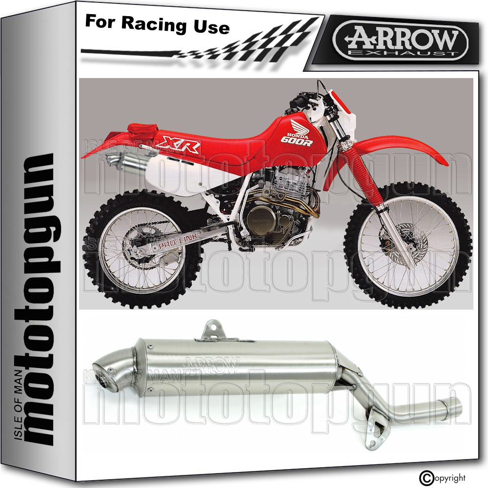 ARROW EXHAUST RACE PARIS DACAR HONDA XR 600 R 1995 95 1996 96 1997