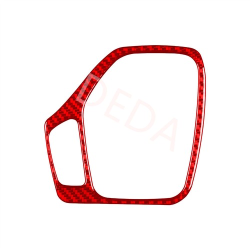 Red Carbon Fiber Car Gear Shift Inner Panel Trim Fit For Jeep Cherokee 2014-2018 - Bild 8 von 15