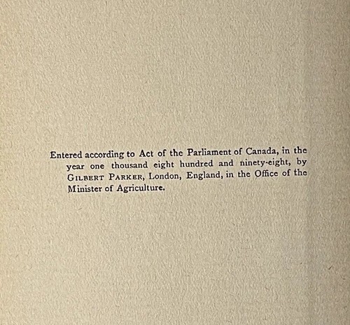 A Romany of the Snows by Gilbert Parker 1898 1st Canadian edition hardback - Picture 9 of 12