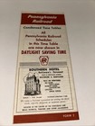 PRR Pennsylvania Railroad  Condensed ￼Train Timetables 6/30/1957