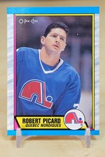 1989-90 O-Pee-Chee OPC Hockey #261 Robert Picard - Quebec Nordiques