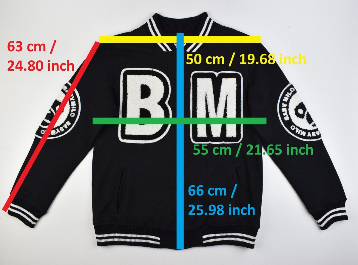 Bape Baby Milo Black Varsity Jacket Size M Made in Japan (DUTY