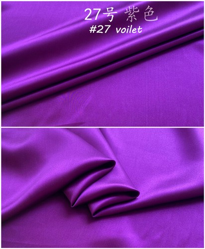 1 MeterX1.14 Meter Soft Silk Charmeuse Fabric Evening Dress Mulberry Silk Satin - Bild 32 von 43