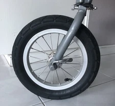 BOB Stroller Jogger Replacement 12.5" FRONT WHEEL W/ Tire 2005-15 Quick Release.