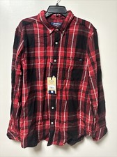 NWT Chubbies The Jack Of All Lumbers Brushed Flannel Button Down Shirt Size XL