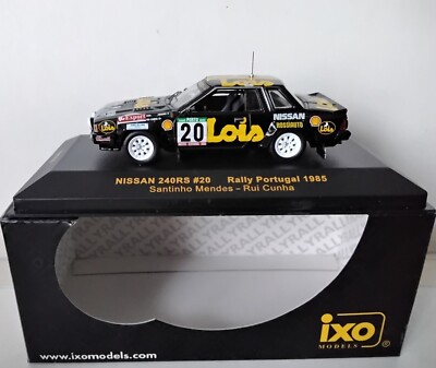 Miniatura 1:43 Nissan 240RS Santinho Mendes Rally de Portugal 1985 Massamá E Monte Abraão