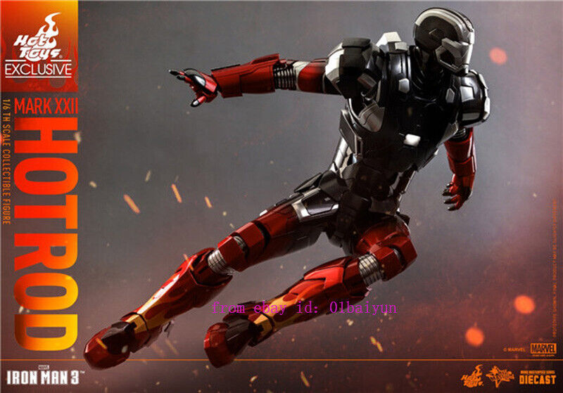 Hot Toys Mms272d08 1/6 Iron Man 3 Hot Rod Mark Xxii Action Figure