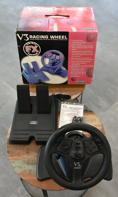 Lenkrad Racing Wheel Gaspedal OVP NEUwertig V3 Nintendo 64 N64n Rennen Formel 1 