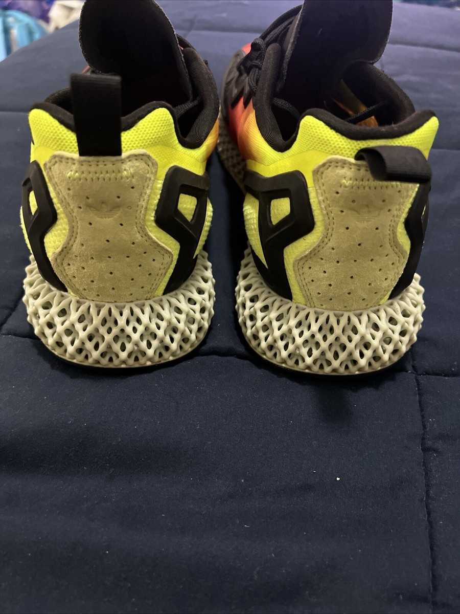 USED - adidas ZX 2K 4D Gradient FV9028- Sz 11 Men's, Neon Green