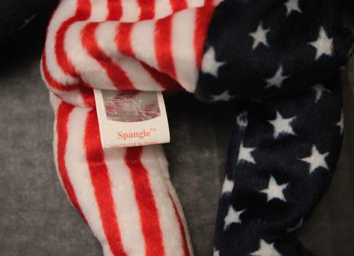TY Lot Of 7 Patriotic Beanie Babies USA Red White Blue USA Patriot Spangle Hero - Picture 17 of 23