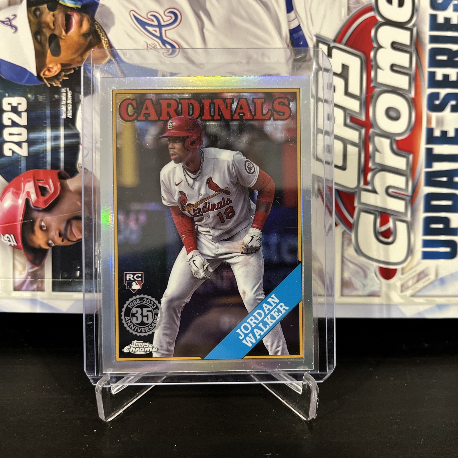 2023 Topps Chrome Update Jordan Walker RC 1988 Throwback #88CU-18