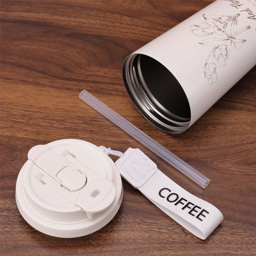 501-600ml Isolierbecher Kaffeebecher Thermobecher Coffee to Go Becher Edelstahl - Bild 5 von 11