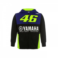 Kid Hoodie fleece Yamaha VR46 official Valentino Rossi 46 collection Located in